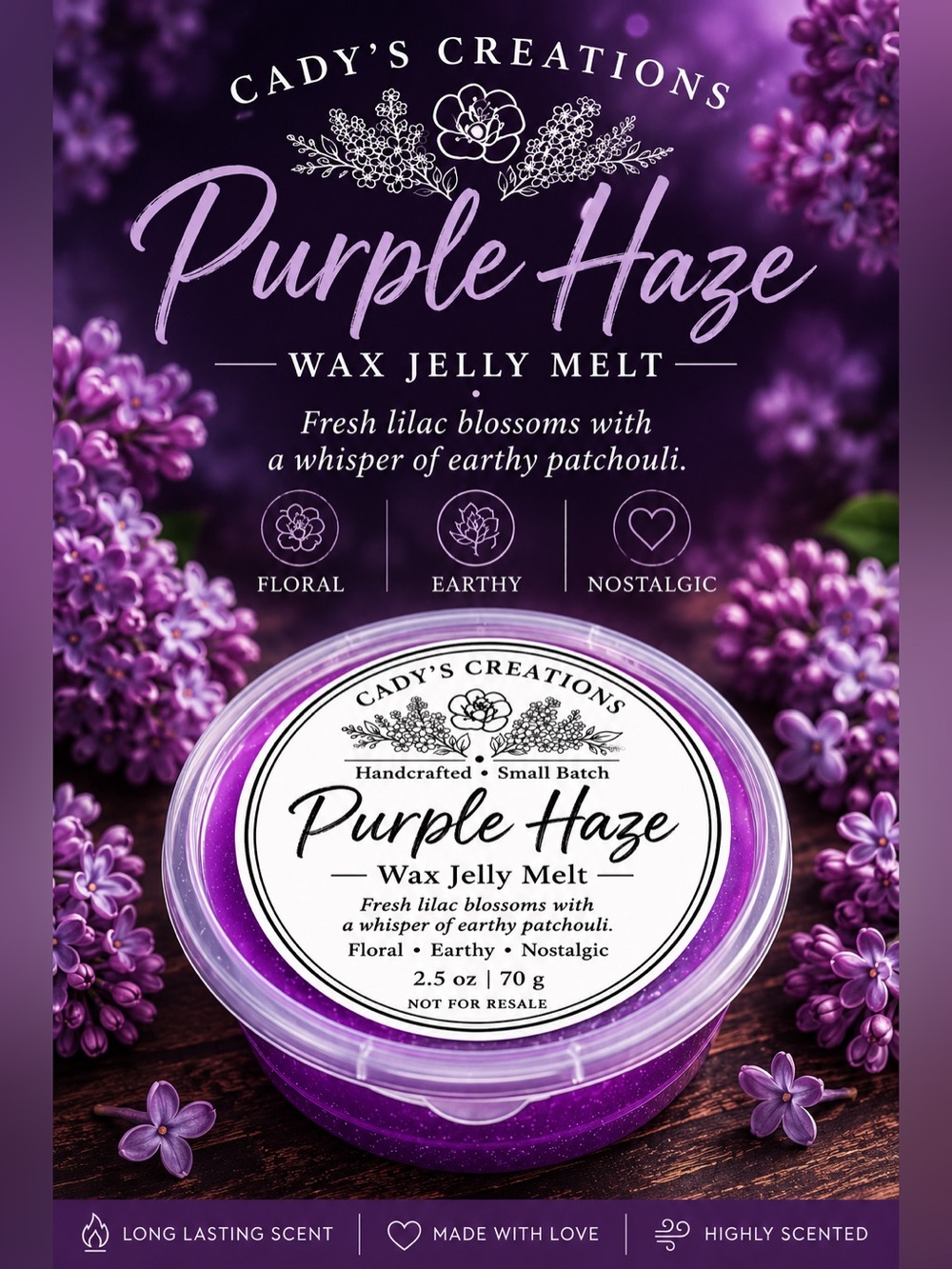 Purple Haze Wax Jelly Melt - Twilight Collection